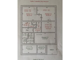 Vakantiehuis Güntersberge Grondplan 37