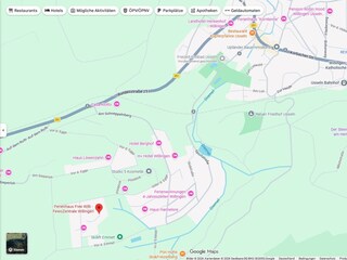 Ferienhaus Free Willi in Usseln - Lage auf Google Maps