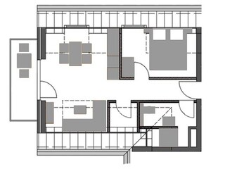 Appartamento per vacanze Borkum Pianta del piano 16