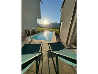 Wohnhaus Achensee Tris Chalet mit Pool