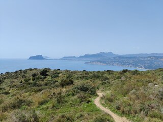 Blick auf die Bucht von Calpe vom Cap d'Or