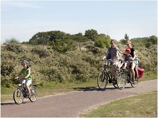 Radfahren in den Dünen