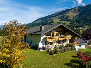 Außenansicht Gästehaus Strasser im Wommer
