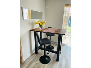 Kleine Sitzecke im Wohnzimmer