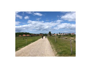 Fahrradweg an der Küste entlang