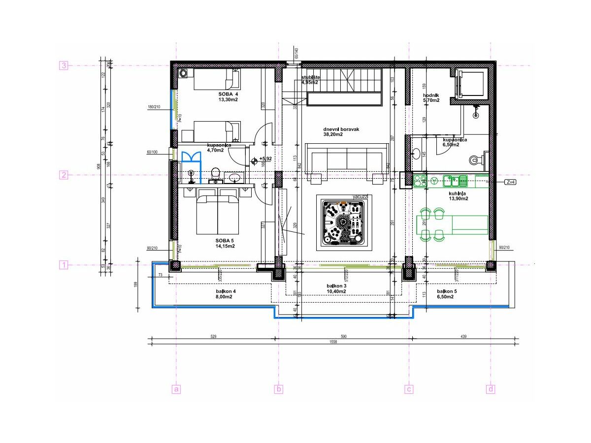 Villa Makarska Grundriss 43