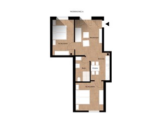 Grundriss Whg6