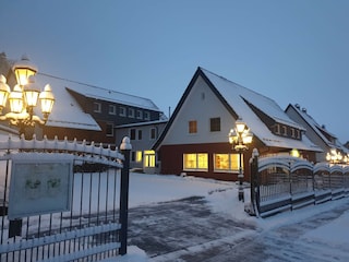 Villa Waldrand im Schnee