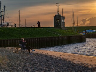 Abendstimmung am Sielhafen