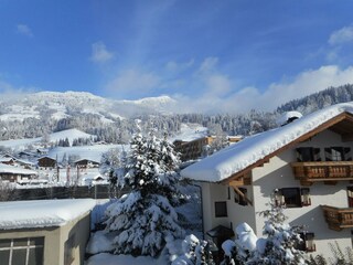 Blick auf das Skigebiet
