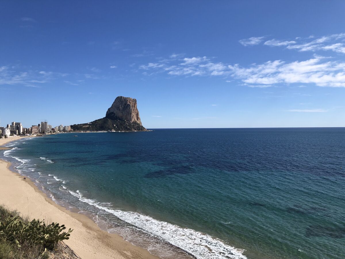 Calpe Strand Arenal und Penon de Ifach