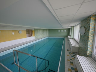 Das Schwimmbad im Haus Pacific Duhnen