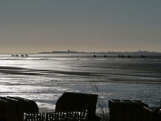 Abendstimmung am Strand von Cuxhaven