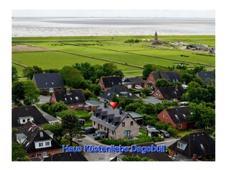 Haus Küstenliebe nicht weit zur Nordsee