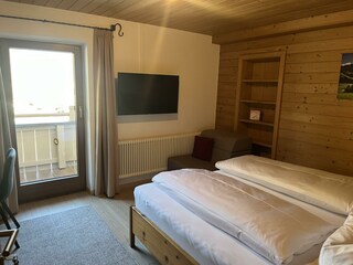 Alpenpanorama Schlafzimmer Dorfblick