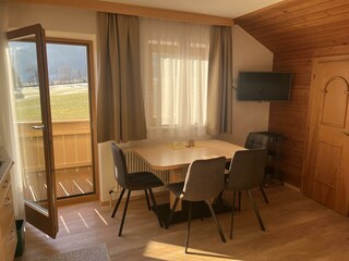 Alpenpanorama Wohnküche südseitig