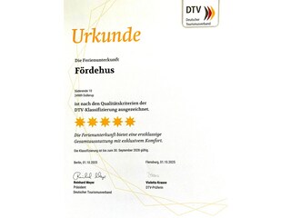 5 Sterne Klassifizierung