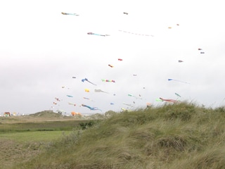 Drachenfest  am Strand