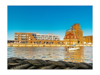 Hafenspitze am Alten Hafen in der Hansestadt Wismar