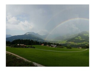 Panorama mit Regenbogen