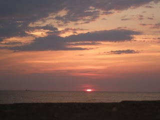 Sonnenuntergang in Warnemünde