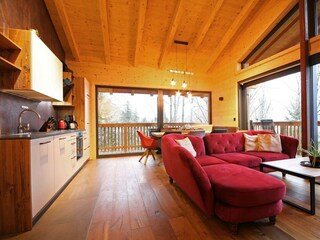 Wohnraum mit Küche - Hausteil B