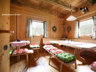 Stube für Almliesl Gäste