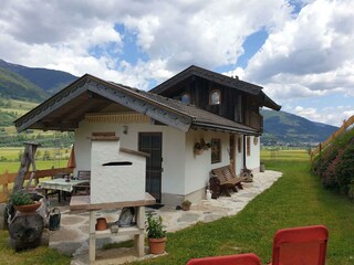 Hütte mit Garten