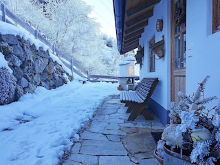 Möblierte Terrasse