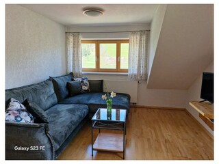 Wohnbereich mit neuem Ecksofa Hauchenberg