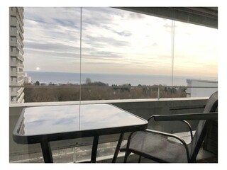 Blick vom Balkon