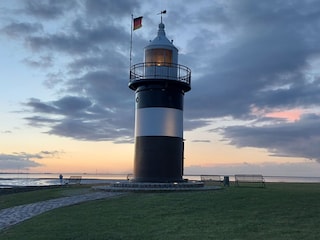 Abendstimmung in Wremen beim kleinen Preussen