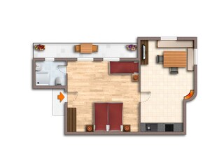 Appartamento per vacanze Mayrhofen Pianta del piano 35