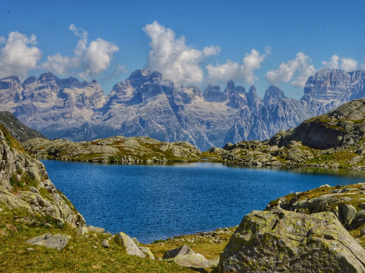 Lago Nero Blick auf Brentagruppe