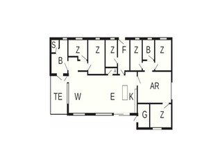 Ferienhaus Ebeltoft Grundriss 2