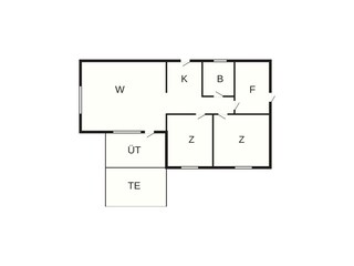 Maison de vacances Sømarken Plan d'étage 3