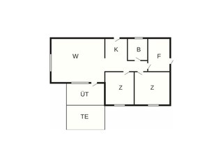 Ferienhaus Sømarken Grundriss 12