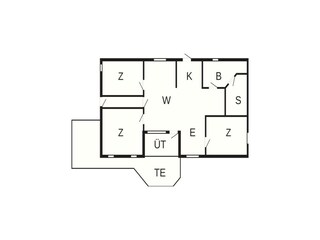 Ferienhaus Sømarken Grundriss 4