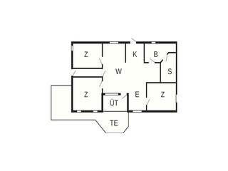 Vakantiehuis Sømarken Grondplan 24