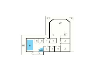Vakantiehuis Hejlsminde Grondplan 43