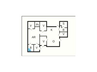 Maison de vacances Sønderho Sogn Plan d'étage 39