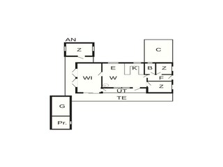 Casa de vacaciones Tuse Næs Plano de planta 3