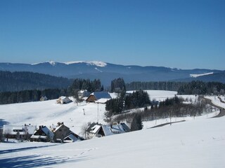 Blick zum Feldberg von unserer Hochebene aus