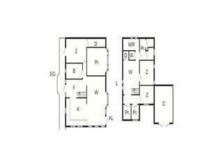 Vakantiehuis Lysekil Grondplan 7