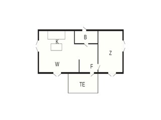 Vakantiehuis Hölö Grondplan 7