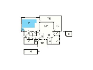 Maison de vacances Blokhus Plan d'étage 4