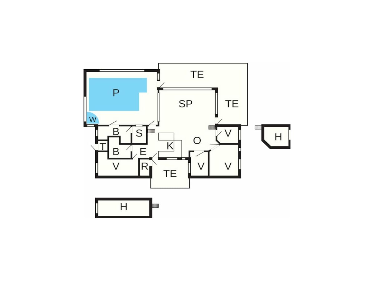 Ferienhaus Blokhus Grundriss 3