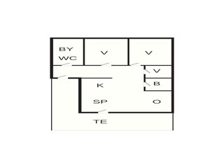 Vakantiehuis Welt Grondplan 13