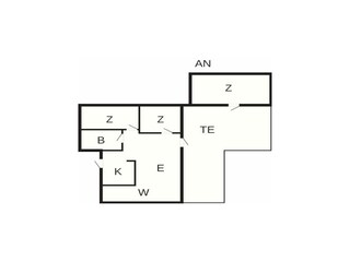 Maison de vacances Højby Plan d'étage 50