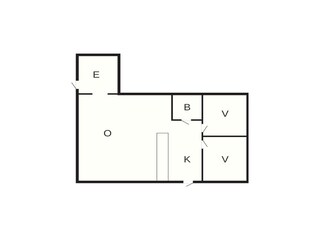 Vakantiehuis Hals Grondplan 3